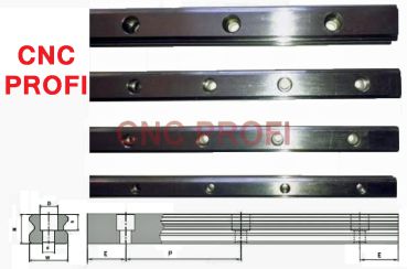 CNC Präzisions Profilschienen 30 - Lineaführung DIN 645 - Preis für 1 m
