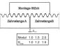 Preview: CNC Profi Zahnstangen gerade verzahnt  1 m Lang Modul 1,5 - 20° - DIN 3962/63/67