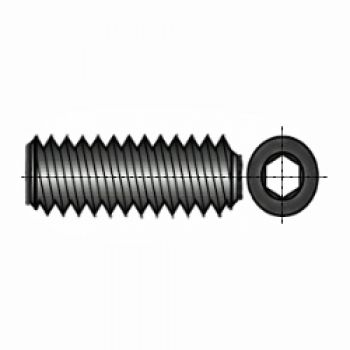 Madenschrauben / Stiftschrauben / Gewindestifte - geschwärzt M5x8 mm