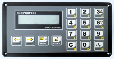 Controller CNC Profi D2- 02 für 2 Achse  mit 10 Transistor-Ausgänge und Inverter-Steuerung