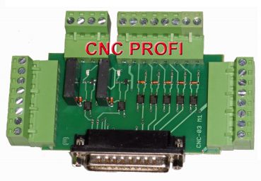 Interfaceplatin für 4 Achse u. 2 Reales - Optoisolation