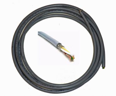 CNC-Kupfer-Kabel-Flexibel 4 x 1,5 mm²- Abgeschirmt Preis für 1 m