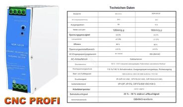 DIN-Hutschienen-Schaltnetzgerät - Netzteil 120 W 24 V 5 A