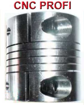 Flexible shaft coupling fi 6.35/6 x 20 mm