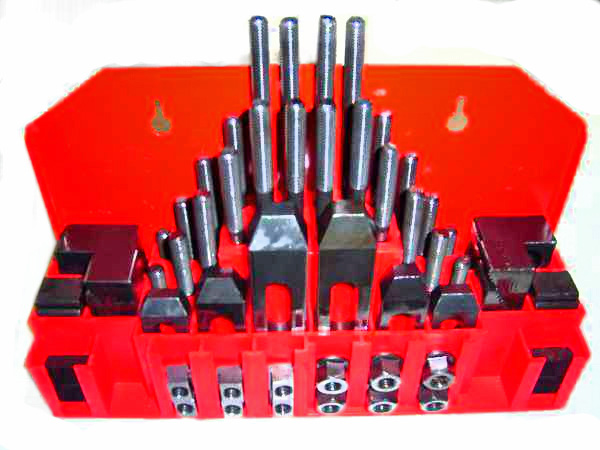 12mm T-Slot M10 Stud Milling Machine Clamping kit 58x Step Block Set 
