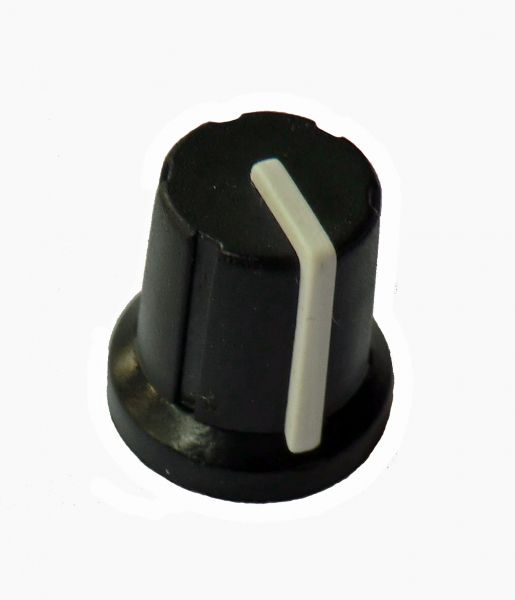 Drehknopf für Potentiometer - weiß