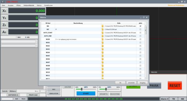 CNC control - Profi D5 Mill - for 4 axes - LAN connection with PC software