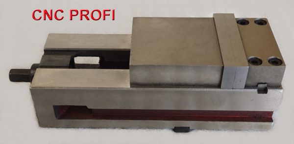 CNC precision machine vice, width 160 mm, ground on all sides