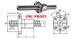 CNC Präzision Kugelumlaufspindel fi 12 mm Steigung 4 mm Preis für 1 m