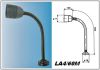 Quarz-Halogenlampe Model-LA4/60G mit Magnethalter zum schnellen Befestigung an Gehäuse oder Arbeitsplatz 24 V 35 W  Länge ca.60